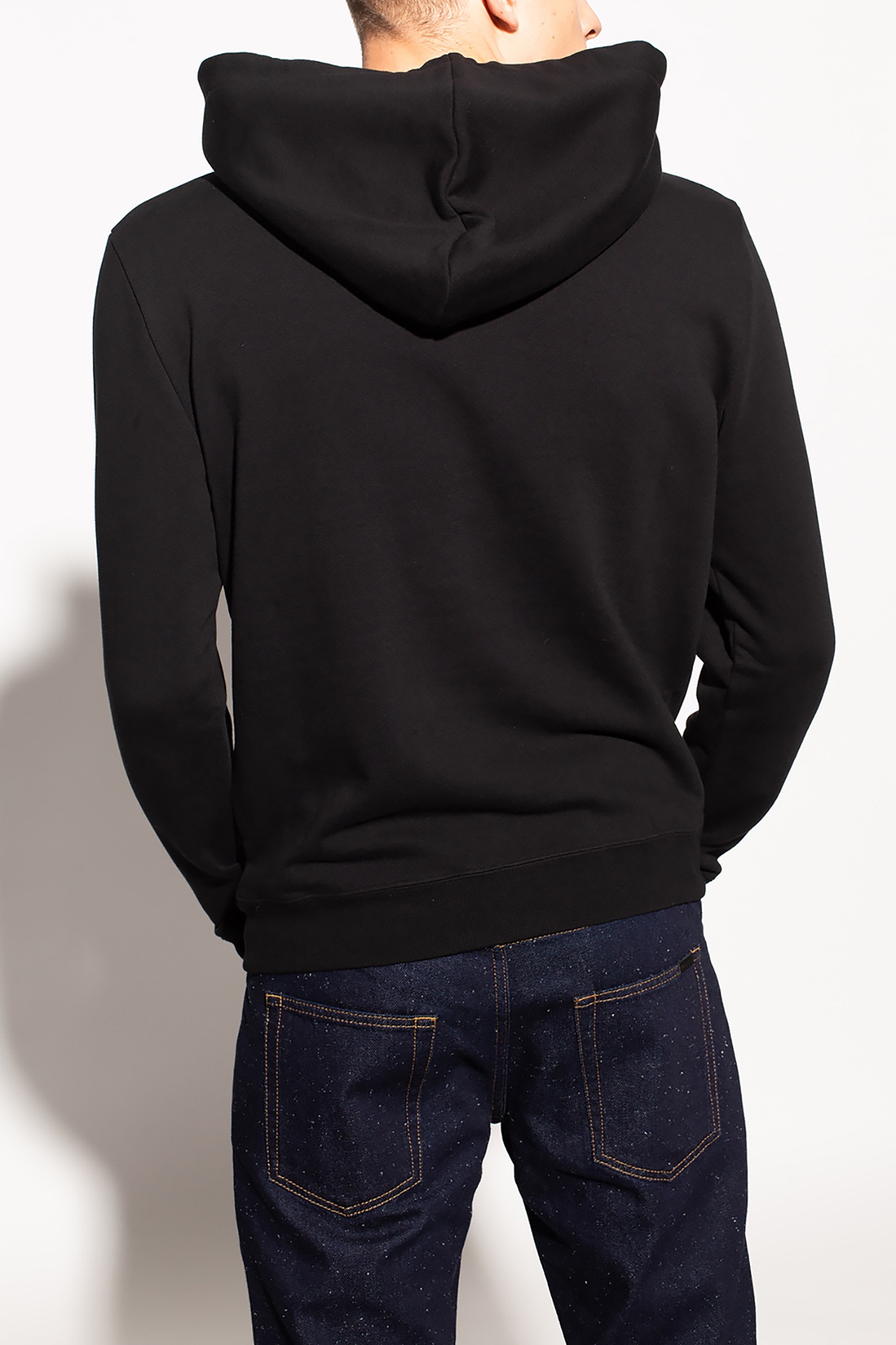 Black Logo-printed hoodie Saint Laurent - Vitkac Canada